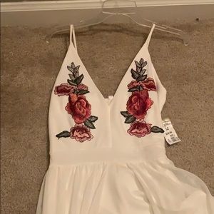White casual/formal dress